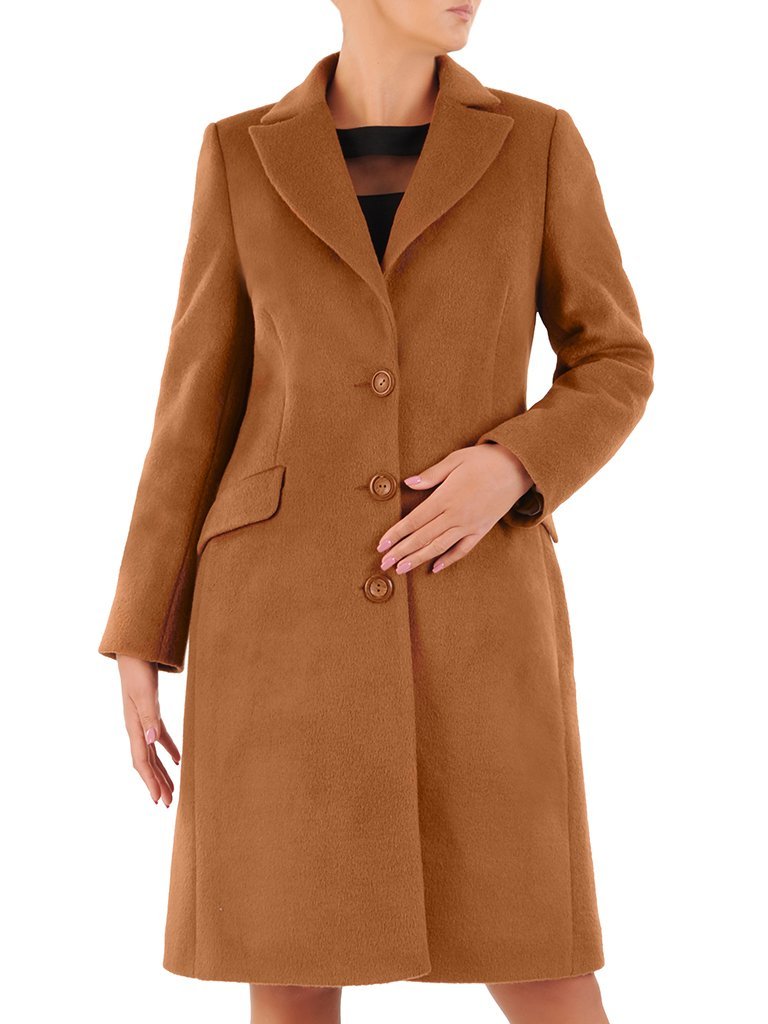 brązowy płaszcz